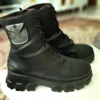 کفش بوت چرم زنانه سایز40