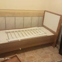 تخت خواب نوجوان کمد وکیوم همراه تشک درحد