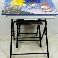 میز تحریر باکس دار درطرح ها کرومی فضانوردسگ نگهبان