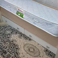 تخت یکنفره آپادانا باتشک طبی|تخت و صندلی بچه|کرج, کمال‌شهر|دیوار