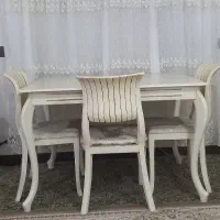 میز غذاخوری چوبی