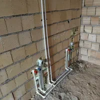 لوله کشی ساختمان پکیج و سفید وپلیکا