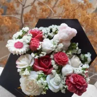 باکس گل شمع