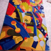 گلیم فرش سه بعدی طرح کودک|فرش|مهاباد (آذربایجان غربی), |دیوار