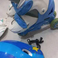 اسکیت اسپرت سایز ۳۰تا ۳۳ در حد نو با لوازم کامل|دوچرخه، اسکیت، اسکوتر|رفسنجان, |دیوار