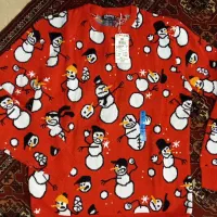 بلوز پشمی بافت کریسمس آدم برفی