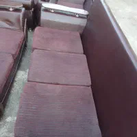 مبل چرم ۸ نفره بایک عد جلومبلی|مبلمان خانگی و میز عسلی|ماکلوان, |دیوار