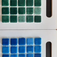 کاشی های استخری شیشه ای|مصالح و تجهیزات ساختمان|اصفهان, شاهد|دیوار