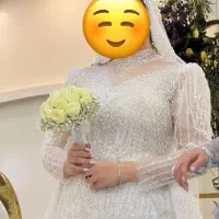 لباس عروسی دودامنه