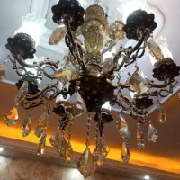 لوستر بسیار زیبا و سنگین ماله ۹ سال پیشه|لوستر و چراغ آویز|تبریز, |دیوار