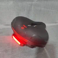 زین دوچرخه راحتی چراغ دار مدل اکتیو زون