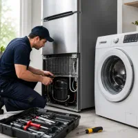 تعمیر تعمیرات تعمیرکار ماشین لباسشویی یخچال در محل