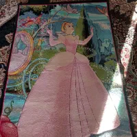 فرش اتاق کودک یک در یک ونیم در حد نو