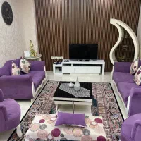 مبل راحتی هفت نفره+میز وسط+میز ناهار خوری