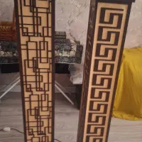 آباژور چوبی یک جفت