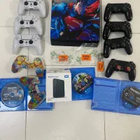 دستگاه ps4 کپیخور و هارد اکسترنال ۴ترا با بازی