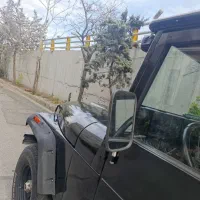 جیپ صحرا موتور میتسوبیشی|خودرو کلاسیک|چمستان, |دیوار