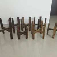 استند گلدان نو چوبی