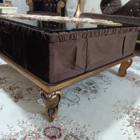 مبل ۷ نفره همراه با یک جلو مبلی|مبلمان خانگی و میز عسلی|مشکیندشت, |دیوار