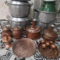 قابلمه روحی و مسی تابه بزرگ تفلون در شهریار|ظروف پخت‌وپز|تهران, شهرک فرهنگیان|دیوار