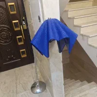 آباژور ایستاده استیل قابل تنظیم نو|چراغ خواب و آباژور|مشکیندشت, |دیوار