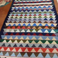 گلیم چهل تیکه قدیمی