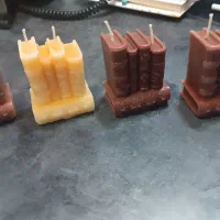 ساخت انواع شمع های دست‌ساز و فانتزی