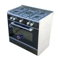 اجاق گاز طرح فر لعابی ۵ شاخه