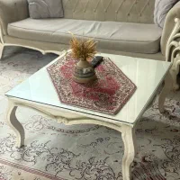 مبل ۷ نفره و میز ناهار خوری ۶ نفرا و میز عسلی|مبلمان خانگی و میز عسلی|آمل, |دیوار