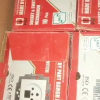 سلام تعدادی کلید پریز برافروش|لامپ و چراغ|اهواز, فدک|دیوار