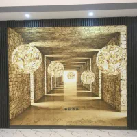 نصاب کاغذ دیواری و پوستر ۳ بعدی|خدمات پیشه و مهارت|پردیس, فاز ۲|دیوار