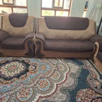 مبل هست نفره کار کرده|مبلمان خانگی و میز عسلی|خانمیرزا, |دیوار