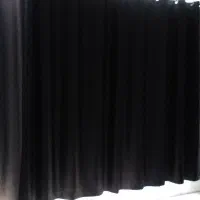 7 پرده پانچی ساتن 28 متر در ارتفاع 2.5 مشکی طوسی|پرده، رانر، رومیزی|تهران, تهرانپارس غربی|دیوار