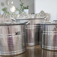 قابلمه سه تیکه استیل خارجی