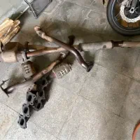 اگزوز منیفولد دود جنسیس کوپه و لوله های کاتالیزور