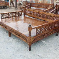 تخت سنتی چوب با دوام با کیفیت ۱۵۰ در ۲ متر