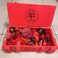 ست کادویی با باکس چوبی کار تک  ۴۵*۲۱ ( ورق بزنید)