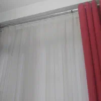 پرده حریر با پانچ