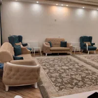 مبل راحتی ۷ نفره طرح چستر، در حد نو، فروش فوری