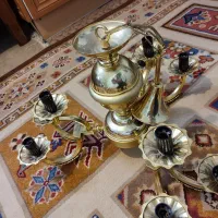 لوستر آبکاری طلا|لوستر و چراغ آویز|تهران, امامت|دیوار