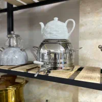 کتری قوری کف چدنی استیل باقوری شیردار ارسال