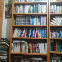 قفسه چوبی|کتابخانه، شلف، قفسه‌های دیواری|قم, پردیسان|دیوار