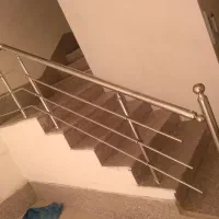 نرده محافظ راه پله استیل