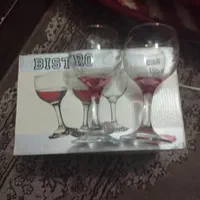 یکدست گیلاس خوری پایه بلند مارک bistro|ظروف سرو و پذیرایی|اصفهان, مصلی|دیوار