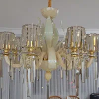 لوستر ۸شعله ی تمام کریستال ژاپنی|لوستر و چراغ آویز|قزوین, |دیوار