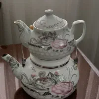 کتری قوری لعابی کم کار کرده