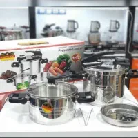 قابلمه و ارکوپال و زودپز دو قلو نو مناسب جهیزیه|ظروف سرو و پذیرایی|پاکدشت, پاکدشت (مامازند)|دیوار