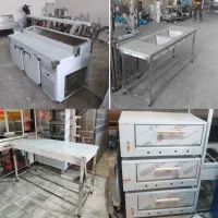 میزکارx5فر پیتزاD4تاپینگ سردJ6سینک ظرفشوییT10g