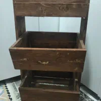 جا سیب زمینی و پیاز تمام چوب