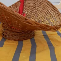 سبد چوبی|صنایع دستی و سایر لوازم تزئینی|مشهد, هنرور|دیوار